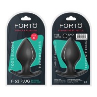 Forto F-63 Rattler Silicone Anal Plug Medium