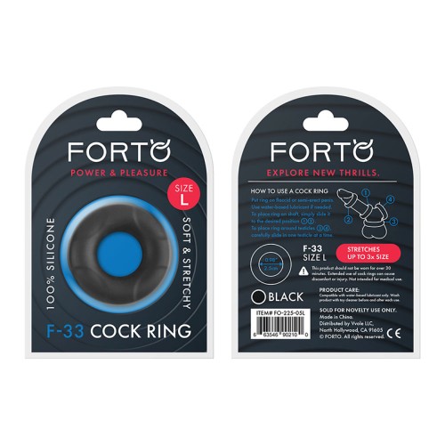 Forto F-33 Liquid Silicone Cockring