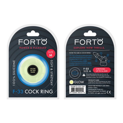 Forto F-33 Liquid Silicone Cockring