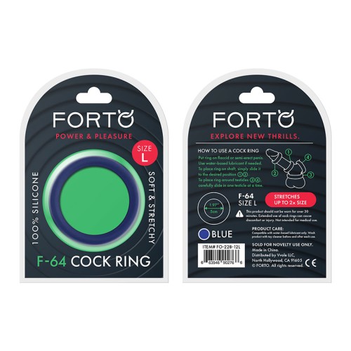 Cockring Ancho Forto F-64 de Silicona Líquida