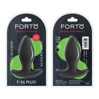 Forto F-36 Black Silicone T-Plug