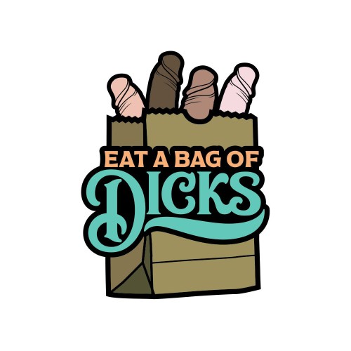 Eat A Bag Of Dicks Enamel Pin for Fun Accessory