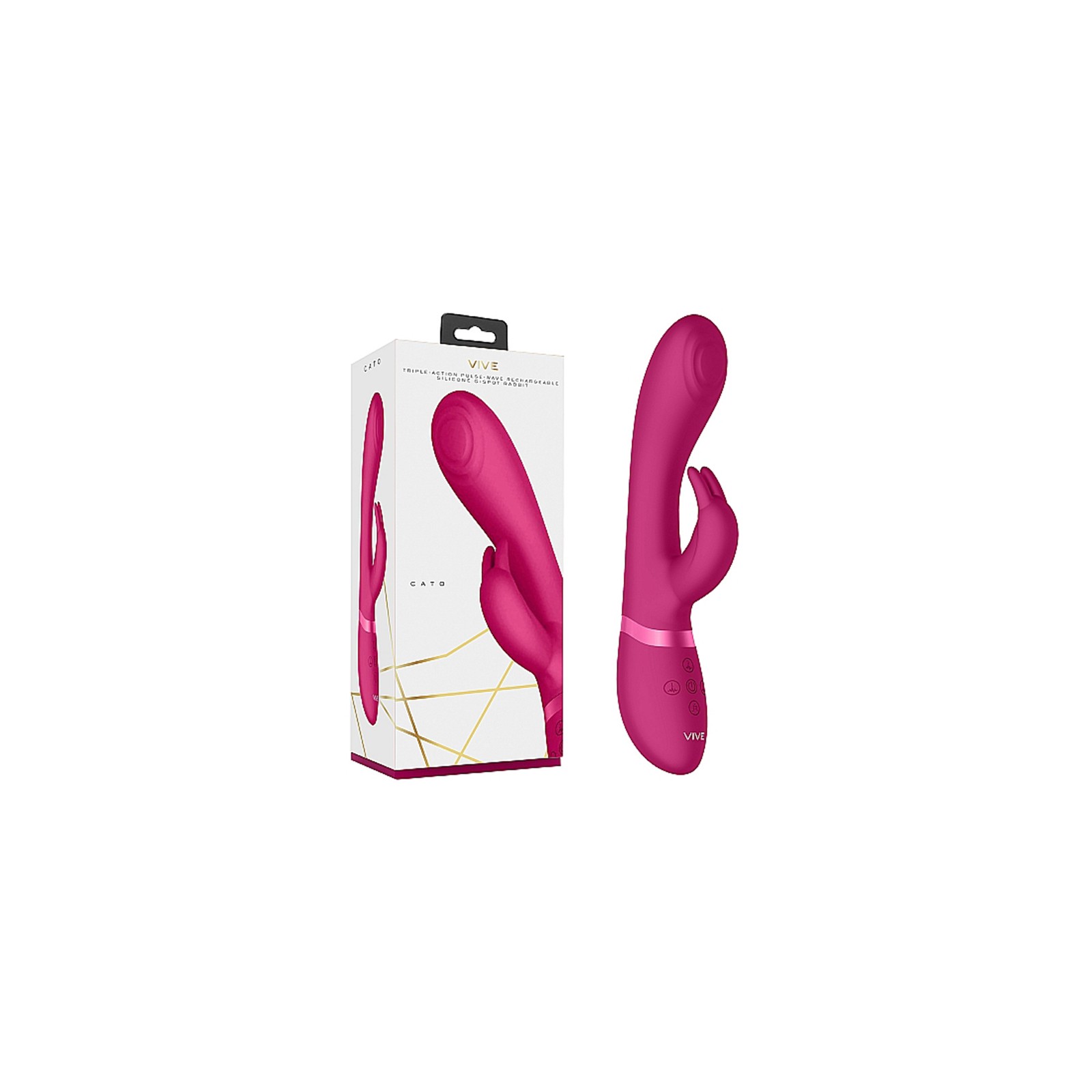 Vibrador Conejito Recargable VIVE CATO para Placer Intenso