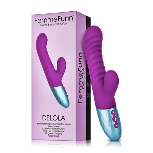 Vibrador G-Spot Doble Estimulación Delola