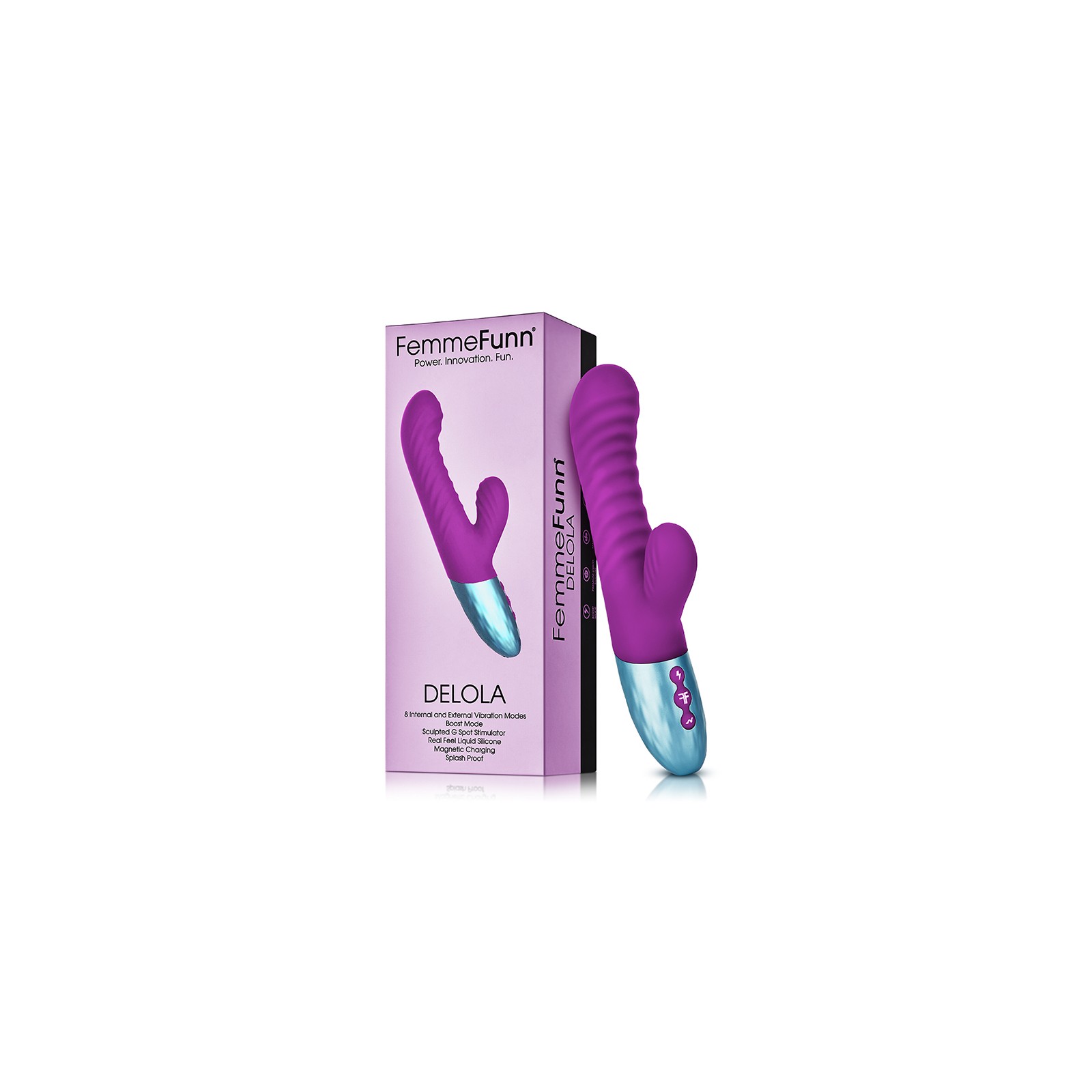 Vibrador G-Spot Doble Estimulación Delola