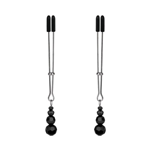 Lux Fetish Adjustable Tweezer Nipple Clips