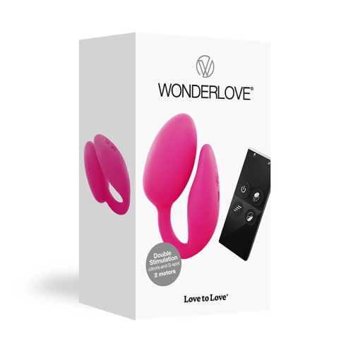 Love to Love Wonderlove Dual Clitoris & G-Spot Vibrator