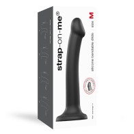 Dildo Succión Silicona Doble Densidad Adaptable Strap-On-Me Negro M