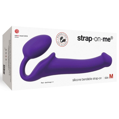 Strap-On-Me Bendable Strap-On Dildo Purple M