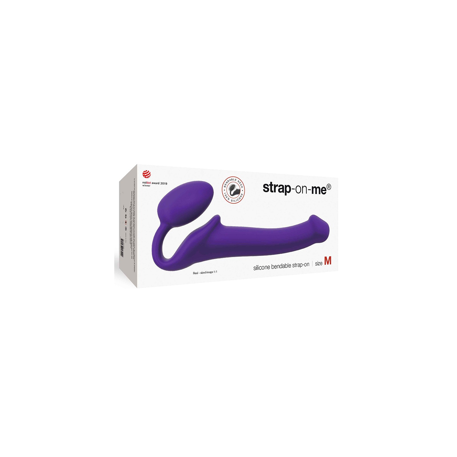 Strap-On-Me Bendable Strap-On Dildo Purple M