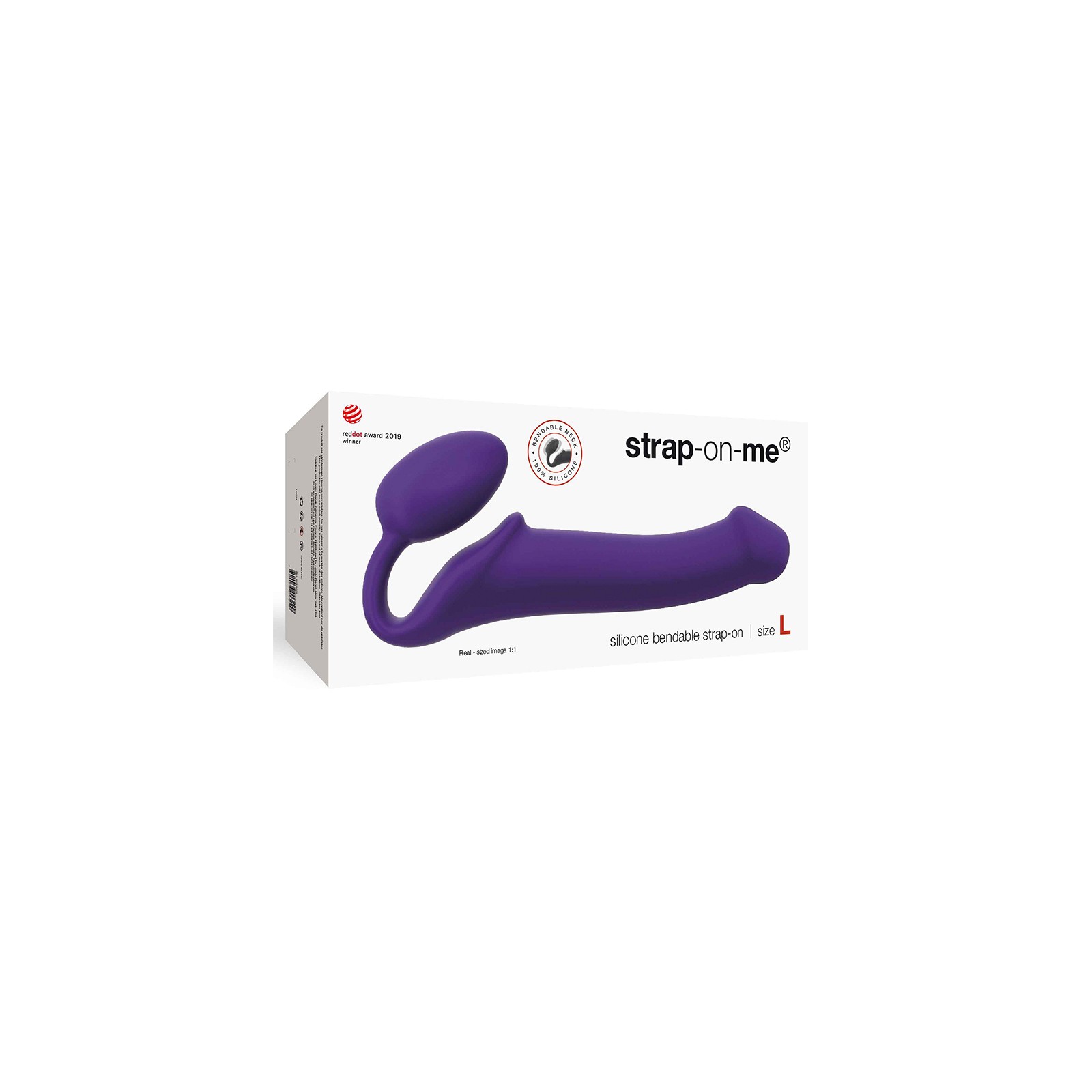 Strap-On-Me Arnes de Silicona Flexible para Doble Estimulación