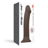 Strap-On-Me Bendable Silicone Dildo Chocolate XL