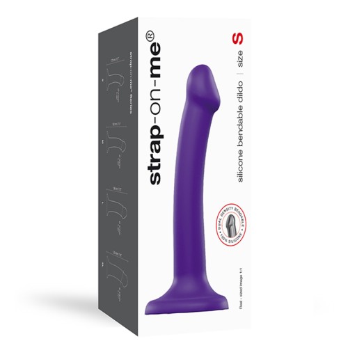 Bendable Dual-Density Silicone Dildo Purple