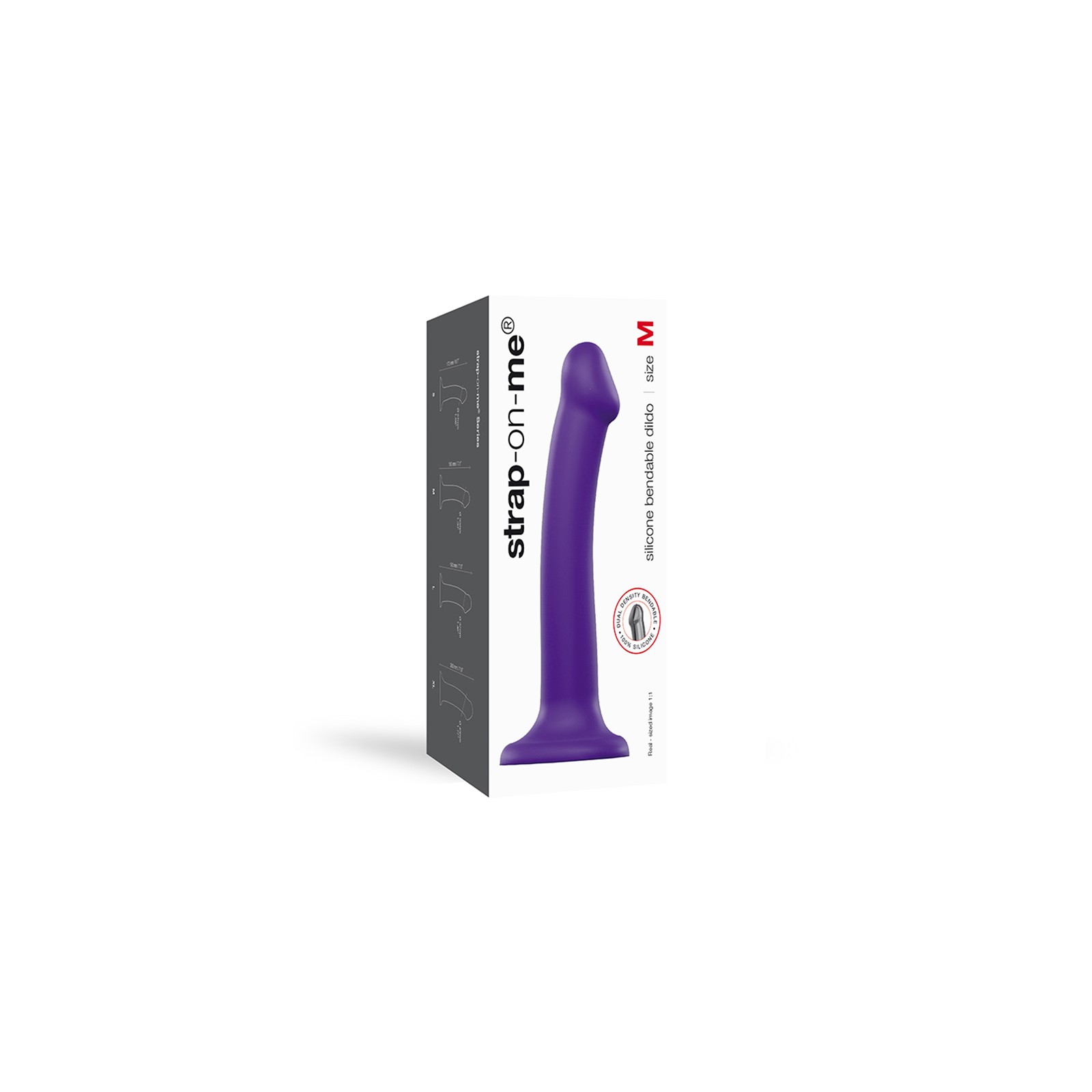 Strap-On-Me Bendable Silicone Dildo - Purple