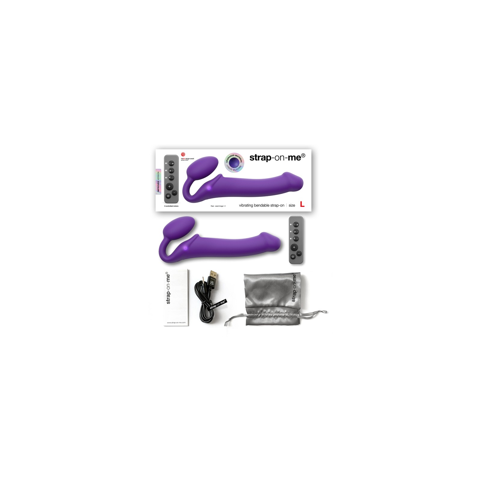 Strap-On-Me Arnés Vibrador para Placer Definitivo