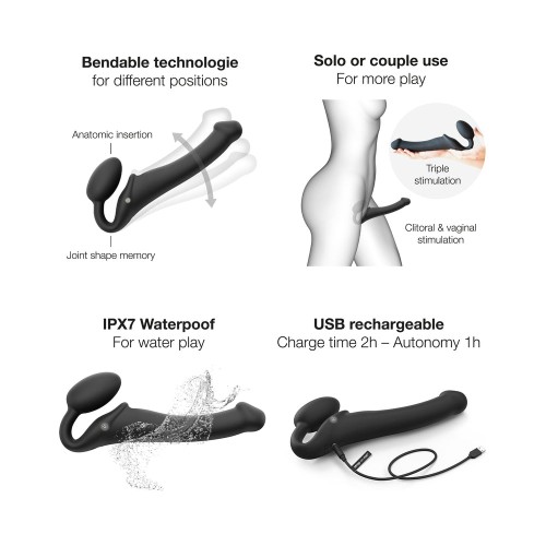 Strap-On-Me Rechargeable Remote-Controlled Vibrator