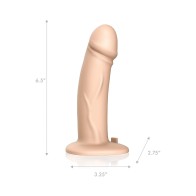 Pegasus 6.5 in Realistic Peg Dildo and Harness Set Beige