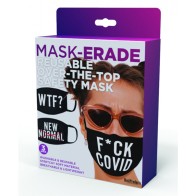 Máscaras Maskerade Covid/Wtf/Nueva Normalidad 3-Pack