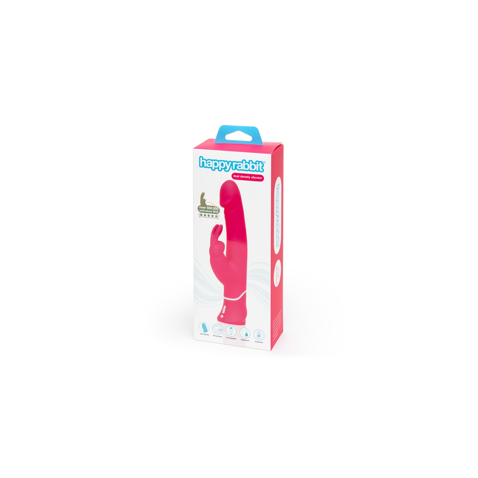 Vibrador de Densidad Dual Happy Rabbit Rosa - Placer Supremo