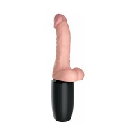 King Cock Plus Thrusting Cock with Balls Rechargeable Vibrator