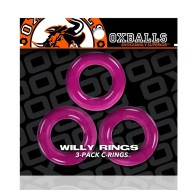 Oxballs Willy Rings 3-Pack - Placer Emocionante