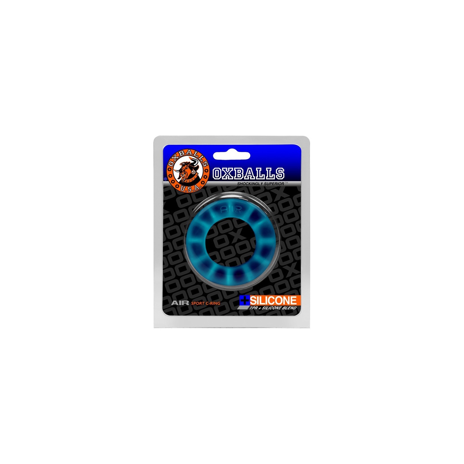 Oxballs Air Airflow Cockring O/S Space Blue