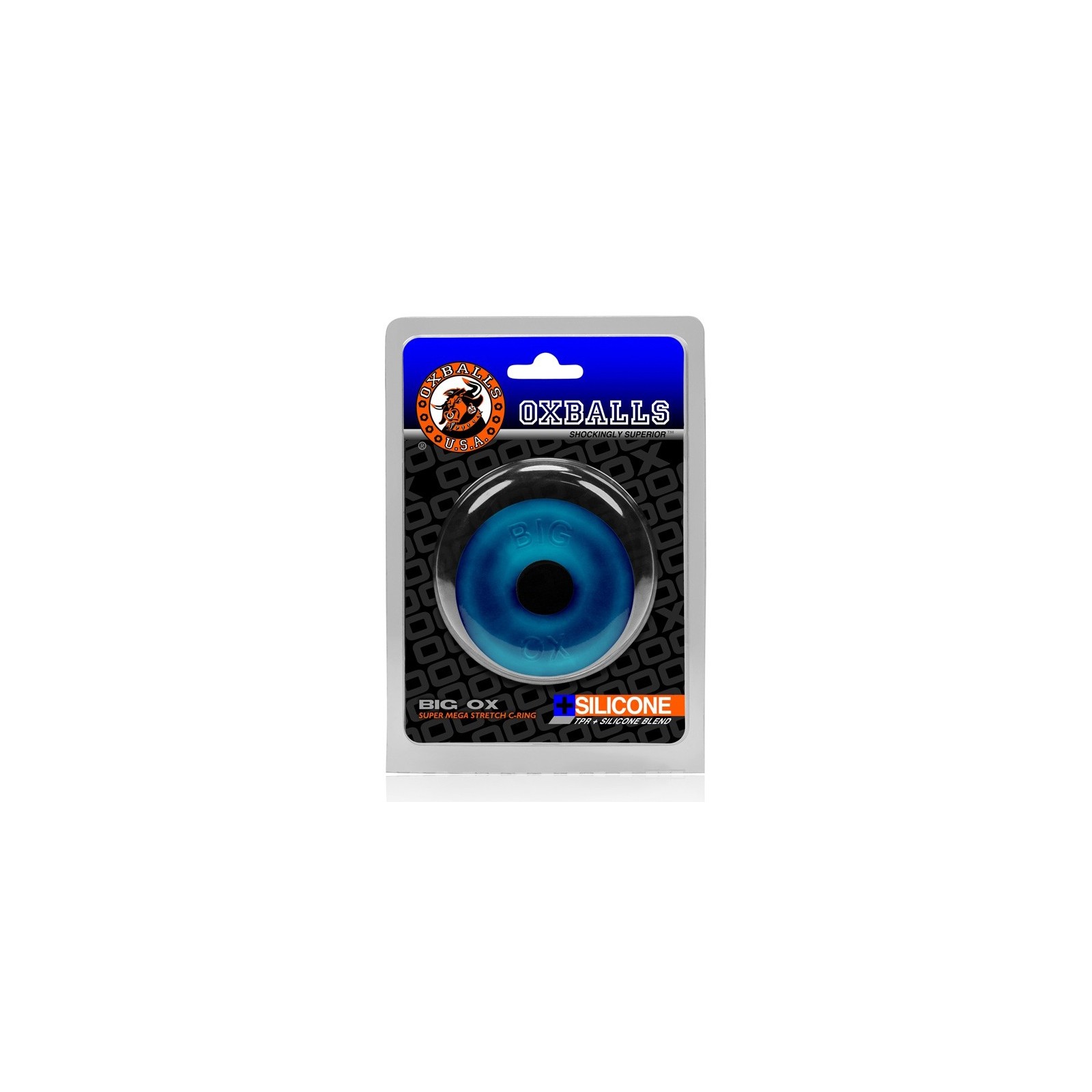 Oxballs Big Ox Cockring Space Blue - Enhance Pleasure