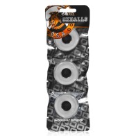 Oxballs Ringer 3-Pack Do-Nut-1 Small Clear