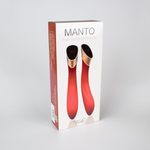 Manto Touch Panel G-Spot Vibrator Red