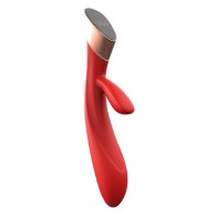 Vibrador Conejito Panel Táctil Metis Rojo