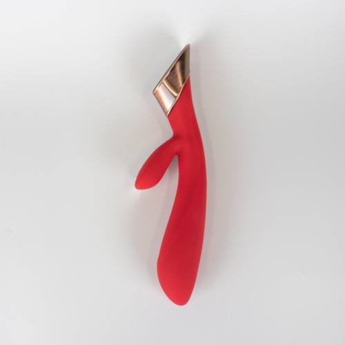 Vibrador Conejito Panel Táctil Metis Rojo