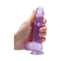 RealRock Crystal Clear Dildo - Realistic Experience with Suction Cup