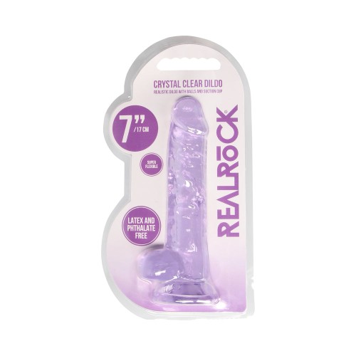 RealRock 7 Inch Realistic Dildo with Balls