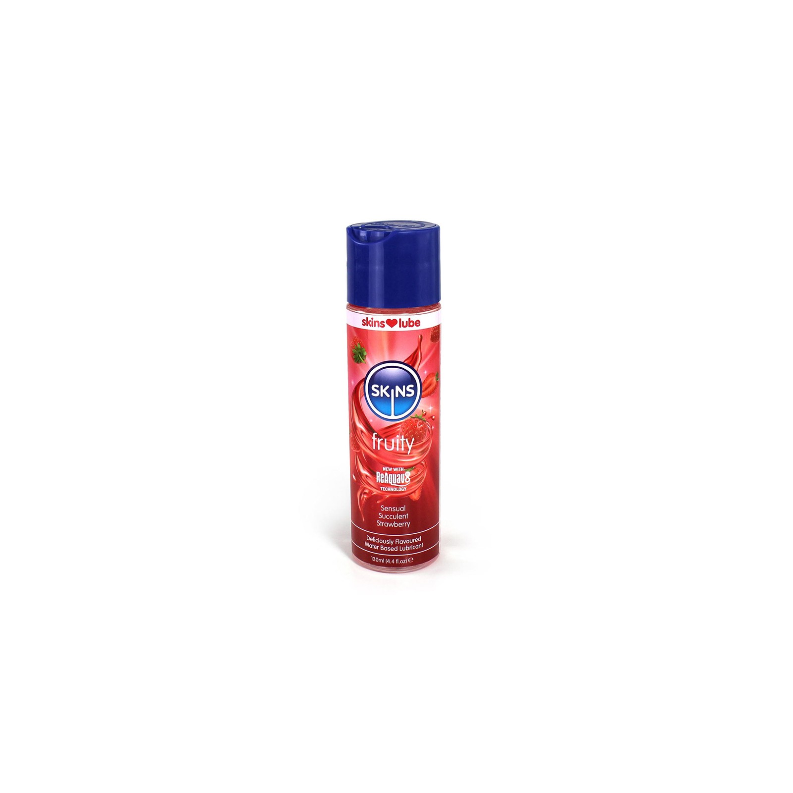 Skins Strawberry Water-Based Lubricant 4 oz.