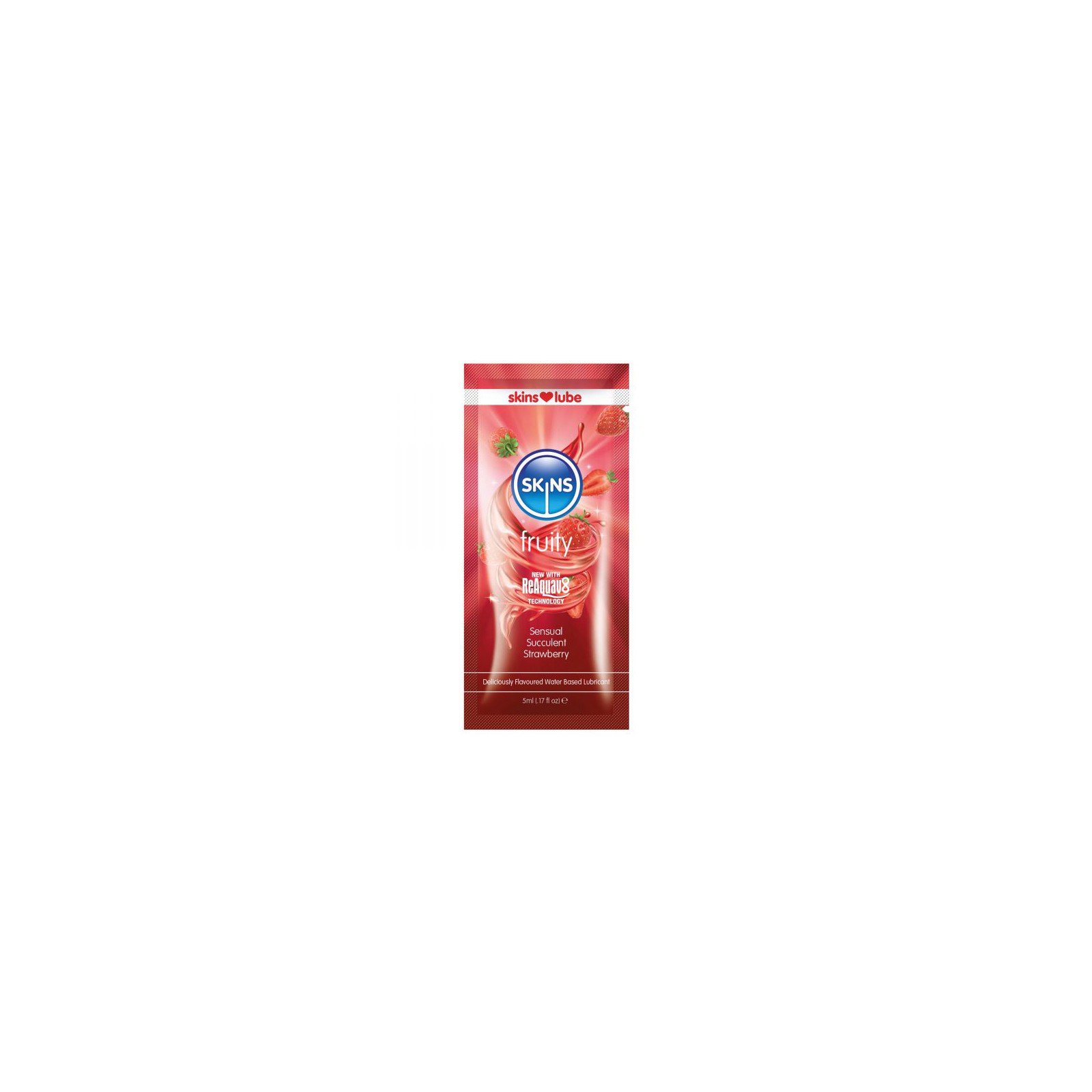 Lubricante a Base de Agua de Fresa Skins