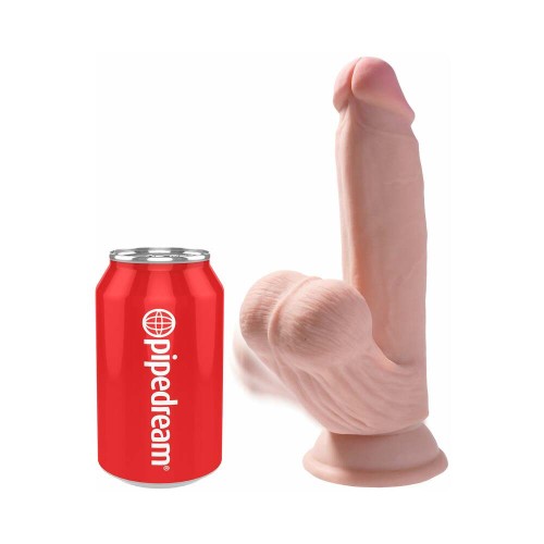 Dildo King Cock Plus de 7 in. Triple Densidad para un Placer Aumentado