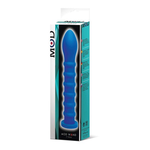 MOD Wand de Silicona Acanalada Azul