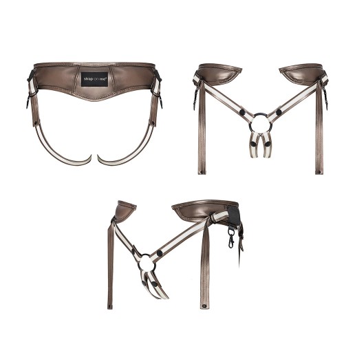 Strap-On-Me Desirous Faux Leather Harness for Couples