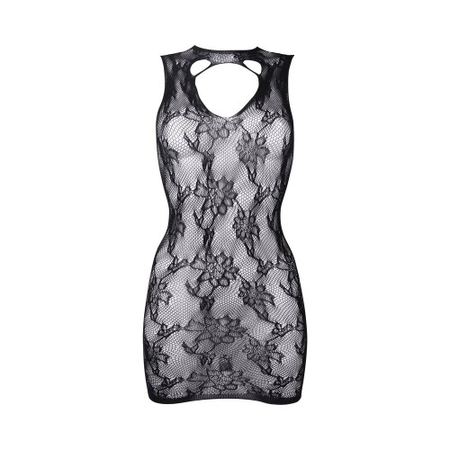 Le Desir High Neck Lace Mini Dress for Seductive Nights