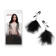 Pinzas de Pezón con Plumas Lux Fetish para Juegos Fetichistas