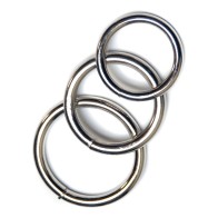 Compra Kinklab Anillos de Acero O'Rings - Paquete de 3