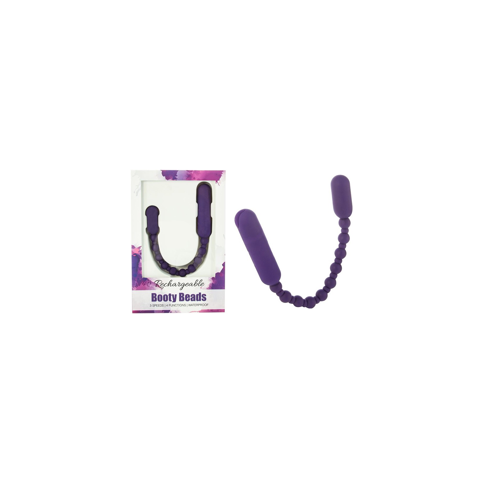 Booty Beads Rechargeable Purple Anal Toy