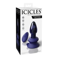 Pipedream Icicles No. 85 Remote Vibrating Anal Plug Blue