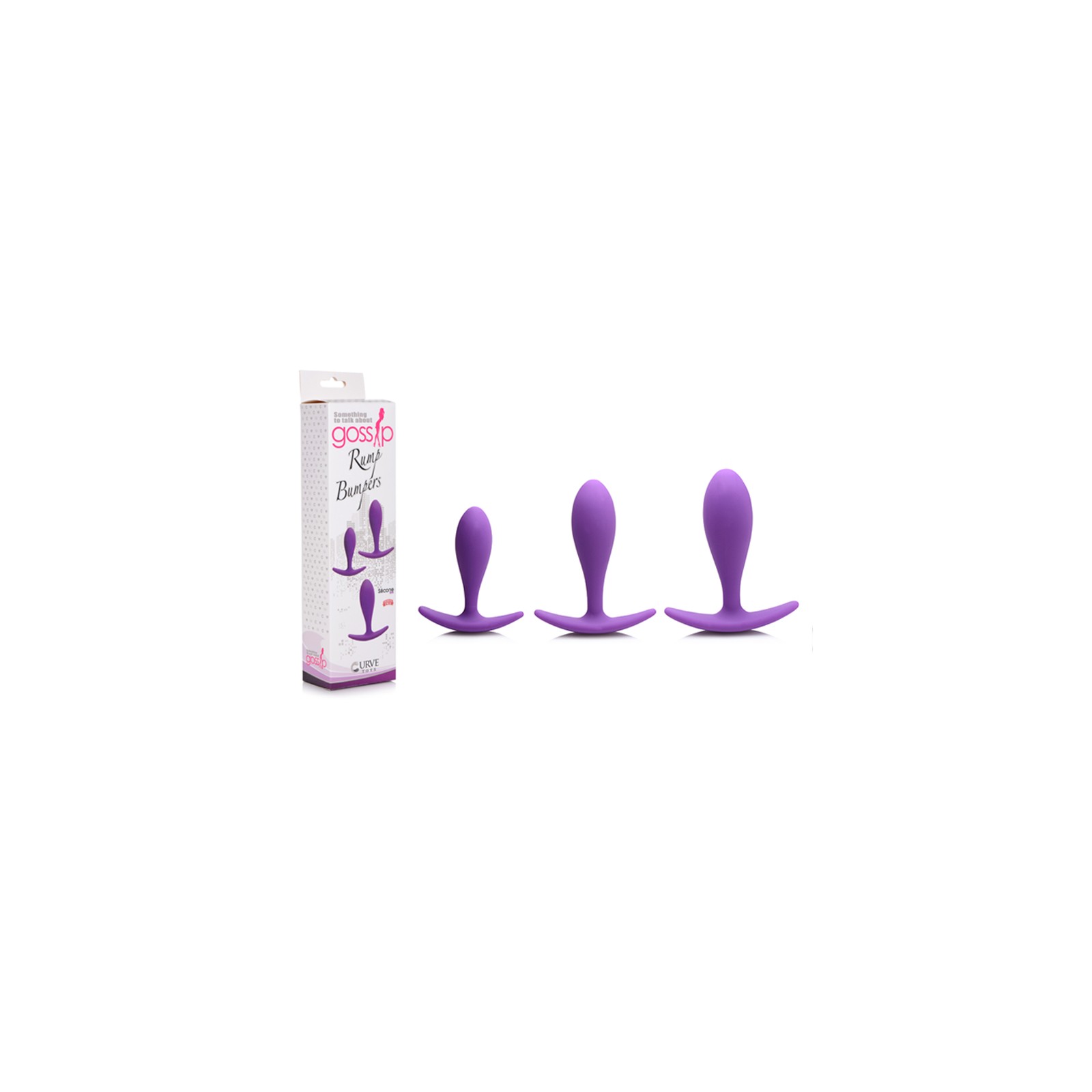 Gossip Rump Bumpers Silicone Anal Plug Training Set