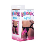 Curve Toys Kylie Fleece-Lined Strap-On Harness Black