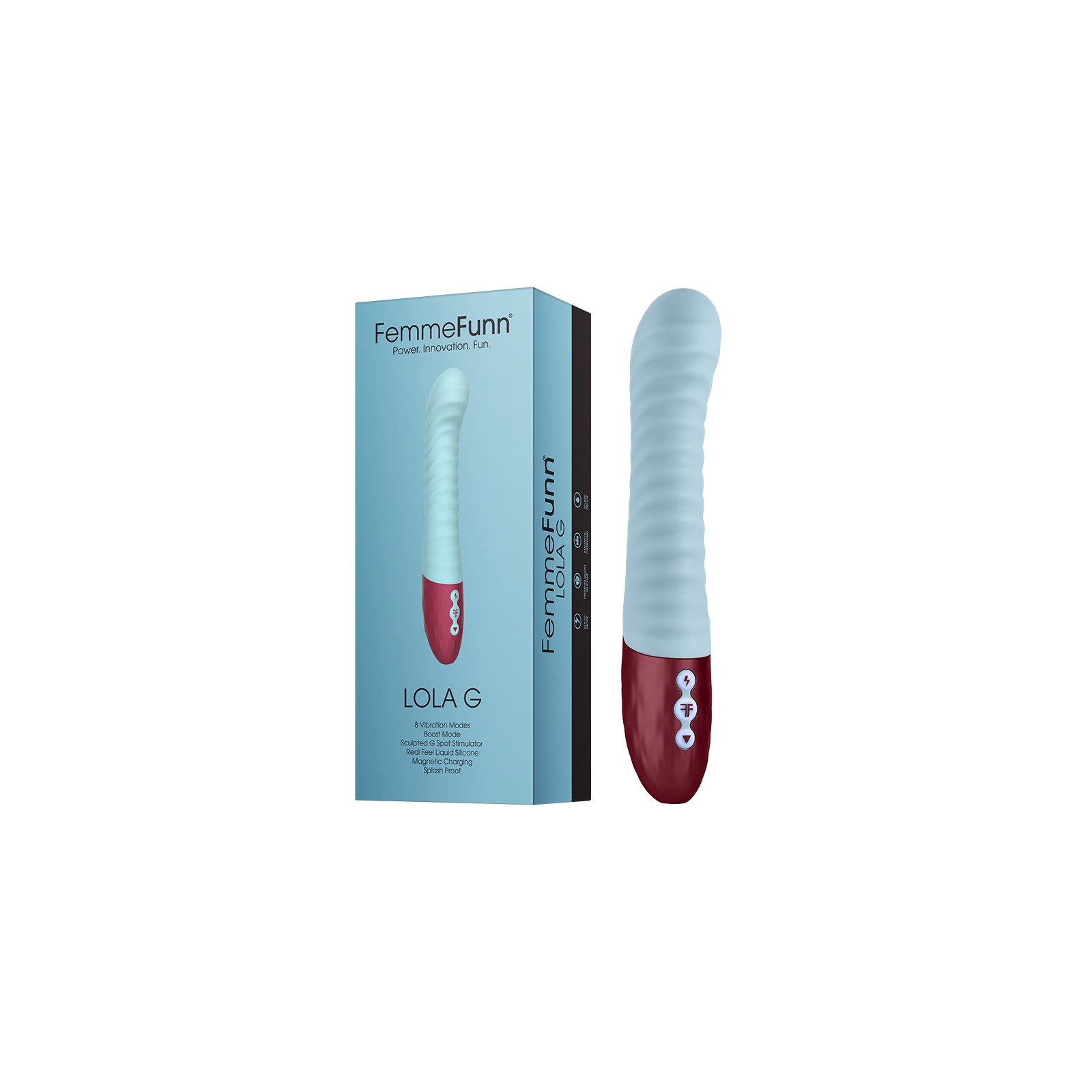 Vibrador Recargable FemmeFunn Lola G para Punto G