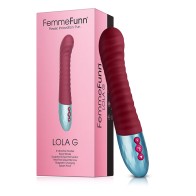 Vibrador de Punto G Recargable Lola G FemmeFunn Maroon