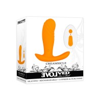 Evolved Creamsicle Remote-Controlled Vibrator