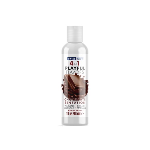 4 in 1 Chocolate Sensation Lubricant by Swiss Navy