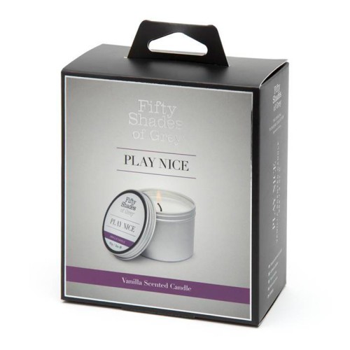 Fifty Shades of Grey Play Nice Vanilla Candle